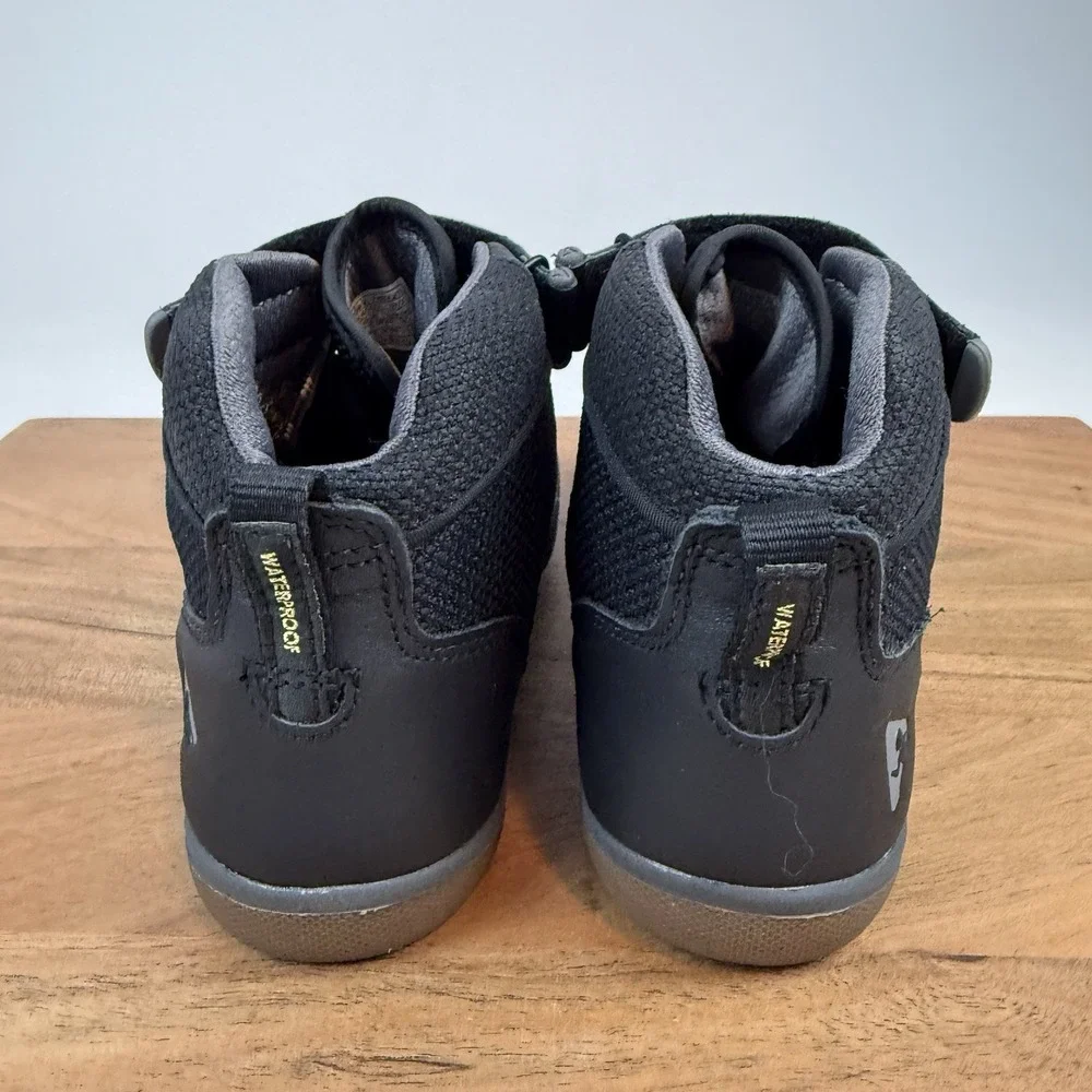 New Little Kids Plae Kaiden Waterproof Black Hiking Boots Shoes Size 12.5‎ C
